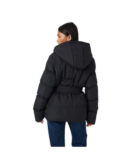 Doudoune À Capuche Motif/style Court Femme Noir Brave Soul