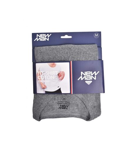 T shirt homme NEW MAN en Coton Confort et Qualité - Pack de Col