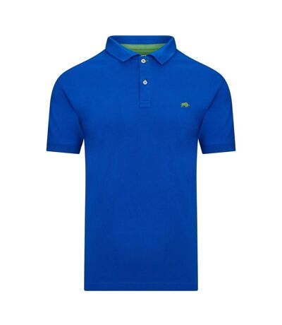 Polo bio classique pour hommes bleu cobalt Raging Bull