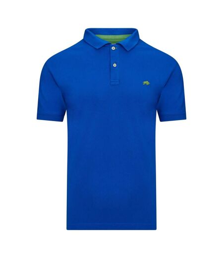 Polo bio classique pour hommes bleu cobalt Raging Bull