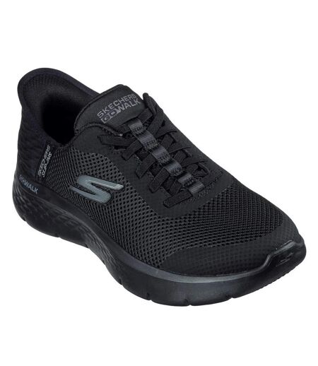 Womens/ladies go walk flex grand entry trainers black Skechers