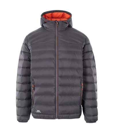 Mens Whitman Ii Down Jacket Dark Grey Burnt Orange Trespass