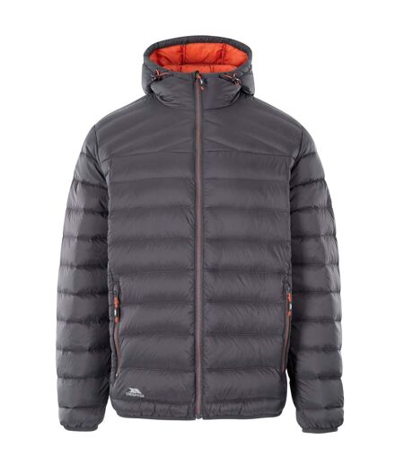 Mens Whitman Ii Down Jacket Dark Grey Burnt Orange Trespass