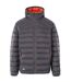 Mens Whitman Ii Down Jacket Dark Grey Burnt Orange Trespass-1