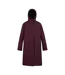 Womens/ladies Yarli Longline Waterproof Jacket Fig Black Regatta-2