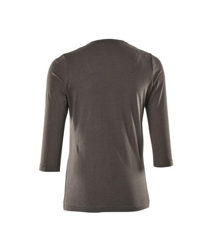 Womens/ladies Crossover 3/4 Sleeve T-shirt Dark Anthracite Mascot