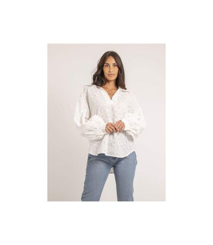 Blouse broderies anglaises FLOSSIE - Dona X Lisa