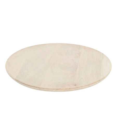 Assiette de Présentation en Bois Ward 37cm Beige