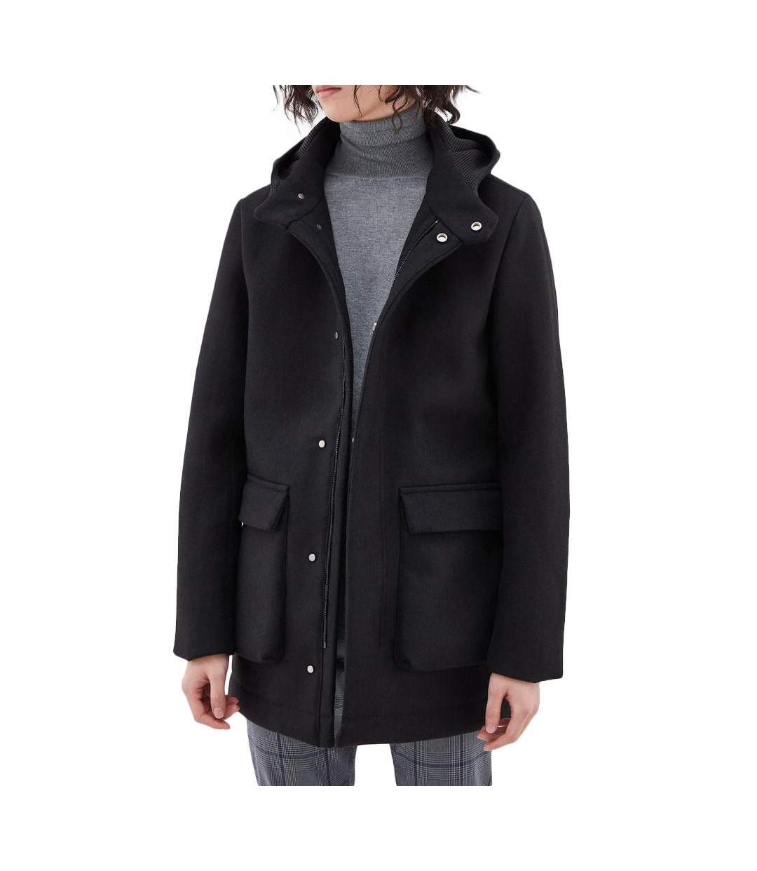 Manteau Noir Homme Teddy Smith Edward - S