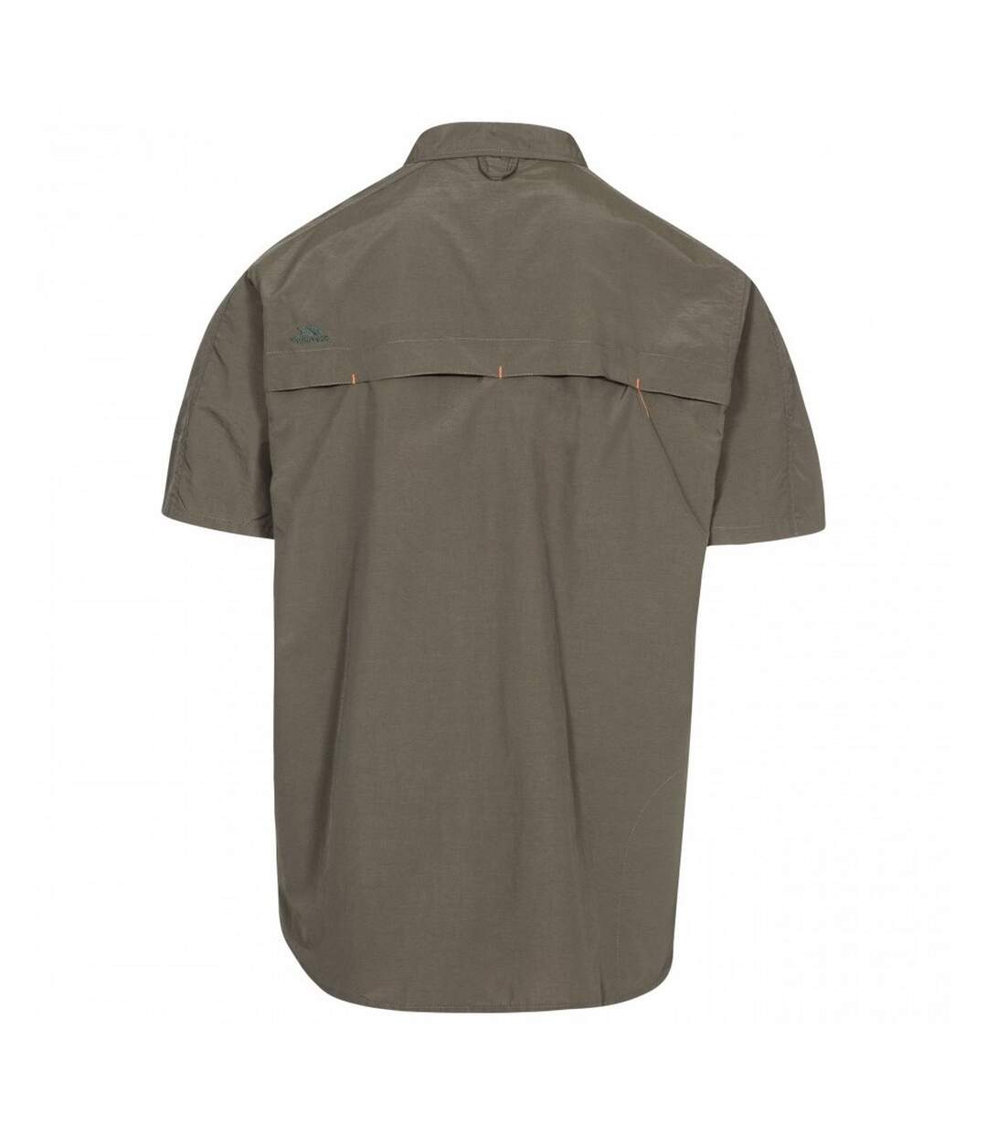 Trespass Mens Lowrel Short Sleeve Travel Shirt (Olive)