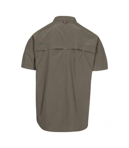 Trespass Mens Lowrel Short Sleeve Travel Shirt (Olive) - UTTP4134