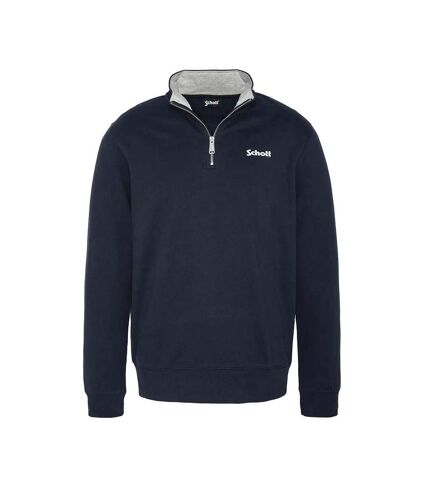 Sweat Marine Homme Schott Half - S