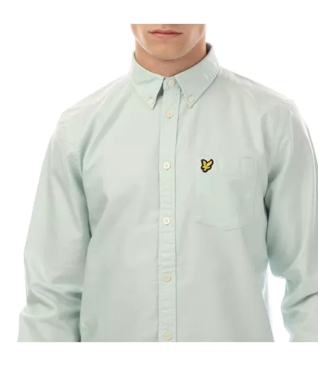 Chemise Unie Homme Bleu Lyle & Scott