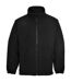 Portwest Mens Aran Full Zip Fleece Top (Black)