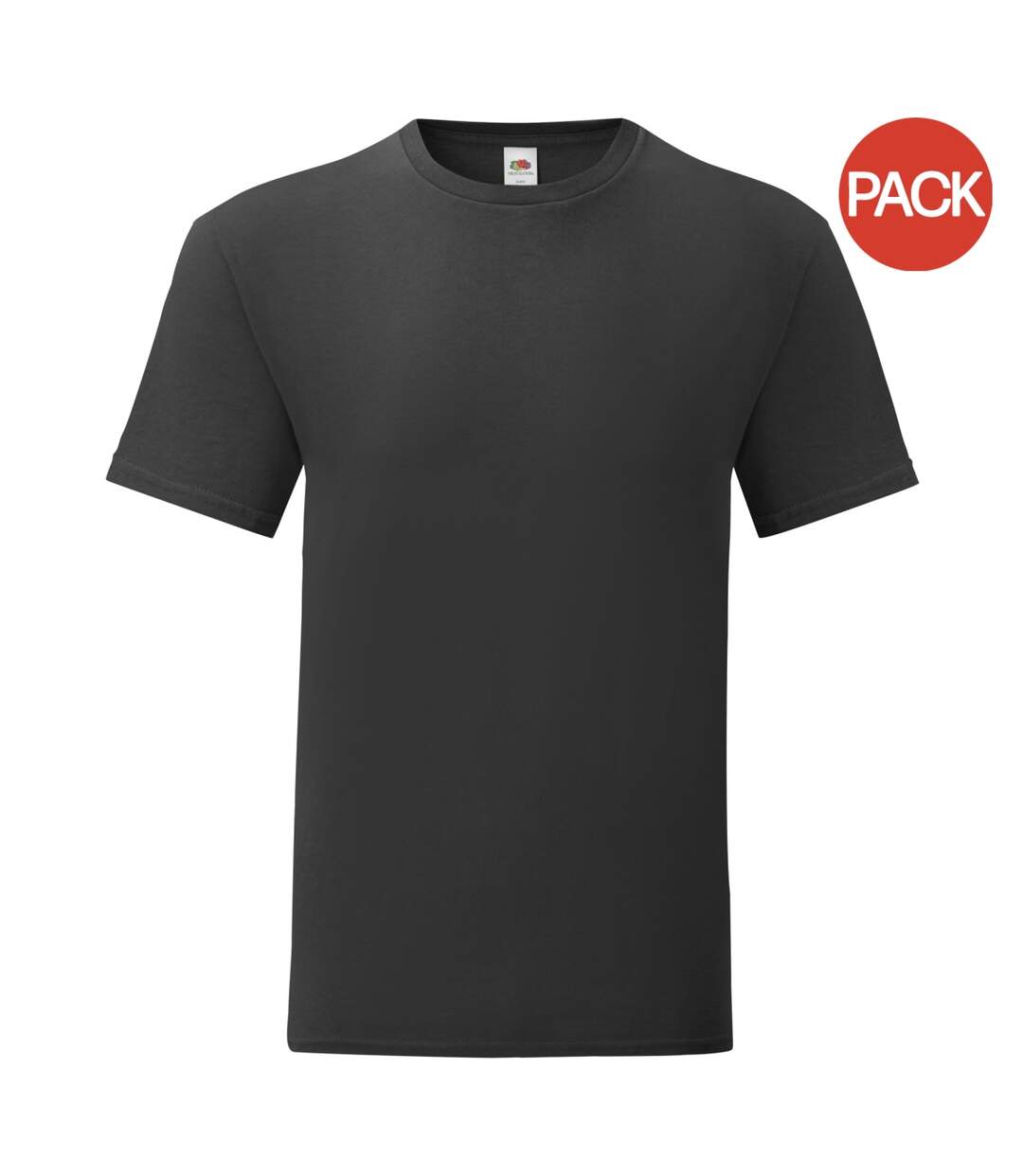 Fruit Of The Loom - T-shirt ICONIC - Hommes (Noir) - UTPC4369