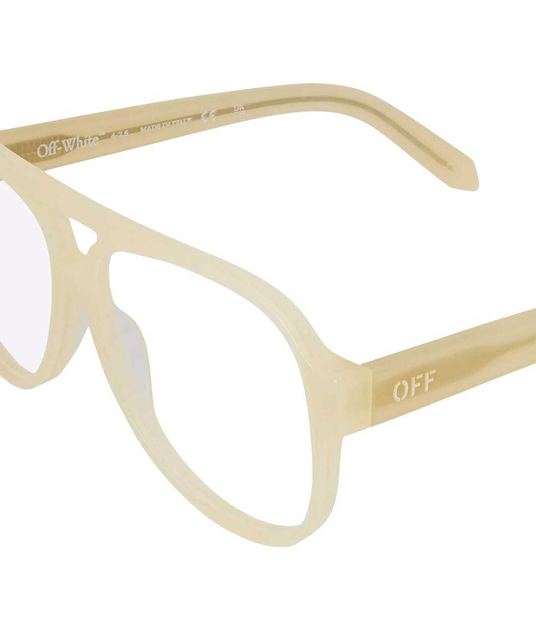 Style 8g Arrow Logo Sunglasses One Size Light Camel Off White-3