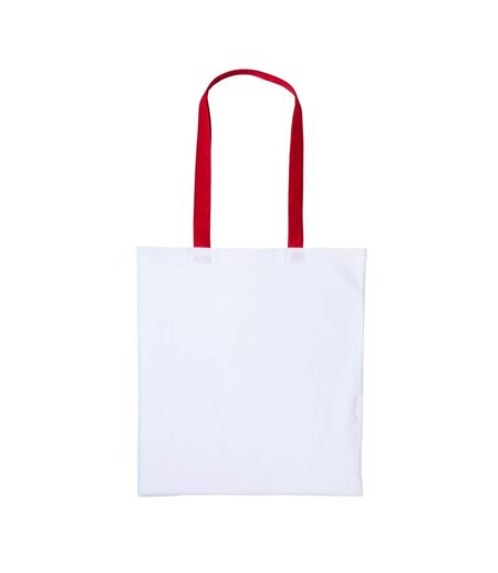 Tote Bag Varsity Taille Unique Blanc Rouge Nutshell