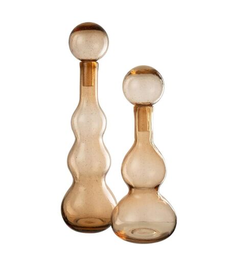 Carafe Design en Verre Carol 52cm Caramel