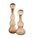 Carafe Design en Verre Carol 52cm Caramel-3