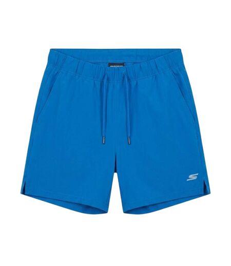Mens Performance Mesh Shorts Blue Green Skechers