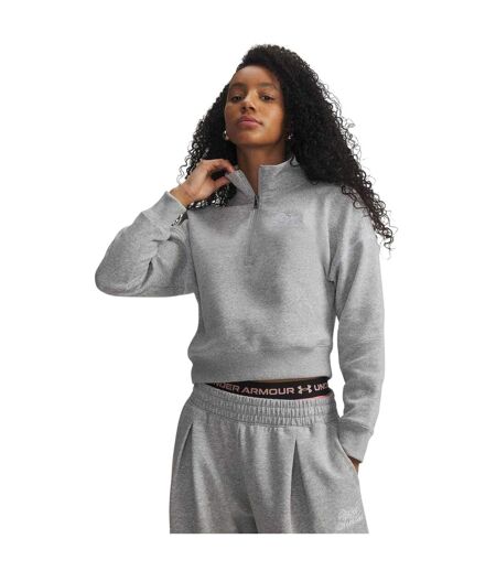 Sweat Motif/style Texte Femme Gris Chiné Under Armour