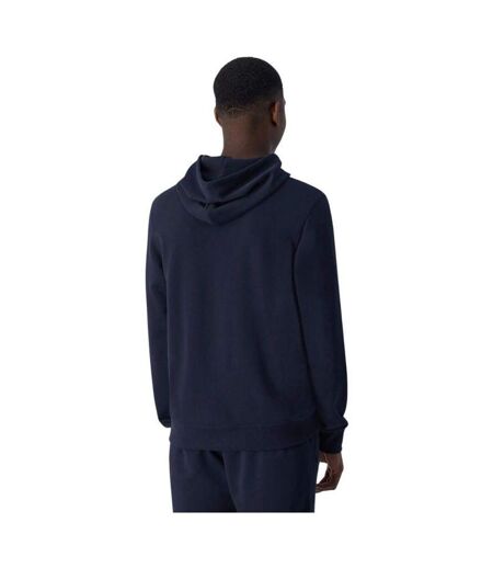 Sweat À Capuche Motif/style Logo Brodé Homme Bleu Marine Champion
