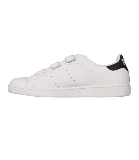 Baskets Leyton Homme Blanc Bleu Marine Lonsdale