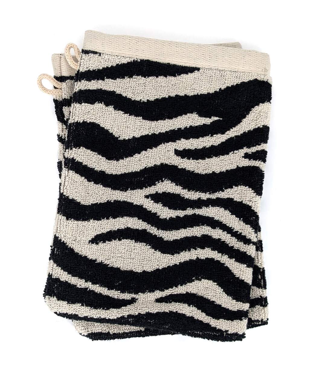 Gant de toilette absorbant coton ZEBRA Zèbre-1