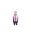 Womens/ladies Sophy Active Full Zip Hoodie Carnation Marl Trespass-1