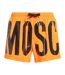 Short De Bain Motif/style Logo Homme Orange Vif Moschino-1