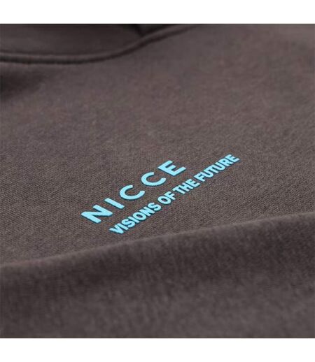 Mens Davido Long-sleeved Hoodie Coal Nicce