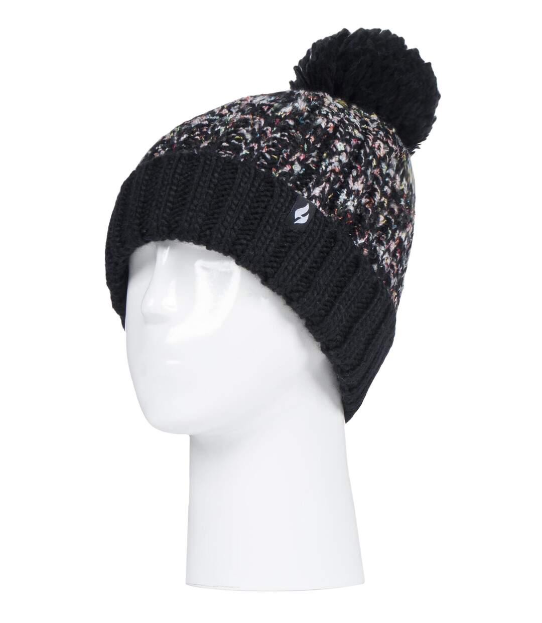 Ladies Thermal Bobble Hat with Large Pom Pom-1