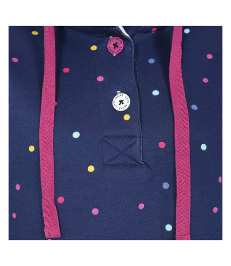 Sweat Motif/style À Pois Femme Lilas Foncé Lazy Jacks