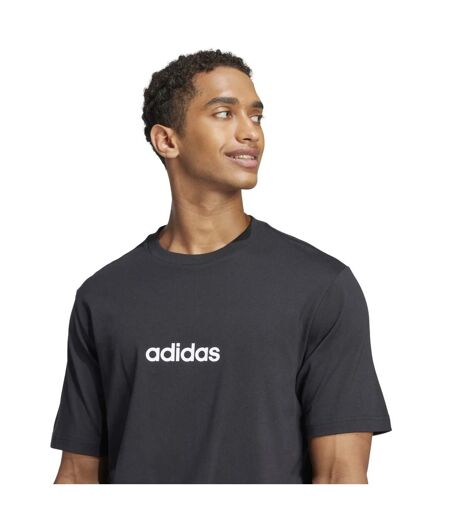 T-shirt Motif/style Linéaire Homme Noir Adidas