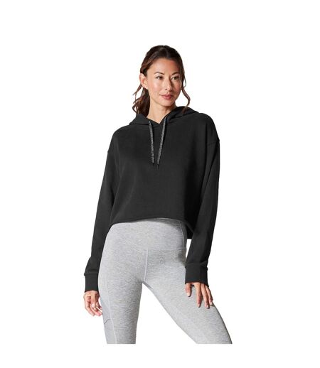 Sweat à capuche femme noir Tavi Noir