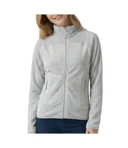 Veste polaire grise clair femme compagnie des ameriques carla