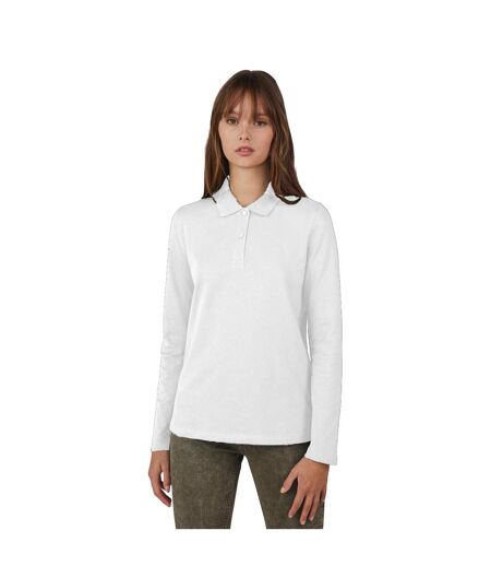 Chemisier Manches Longues My Polo Femme Blanc B&C