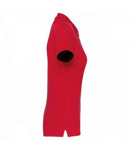 Kariban Womens/Ladies Pique Polo Shirt (Red) - UTPC6891