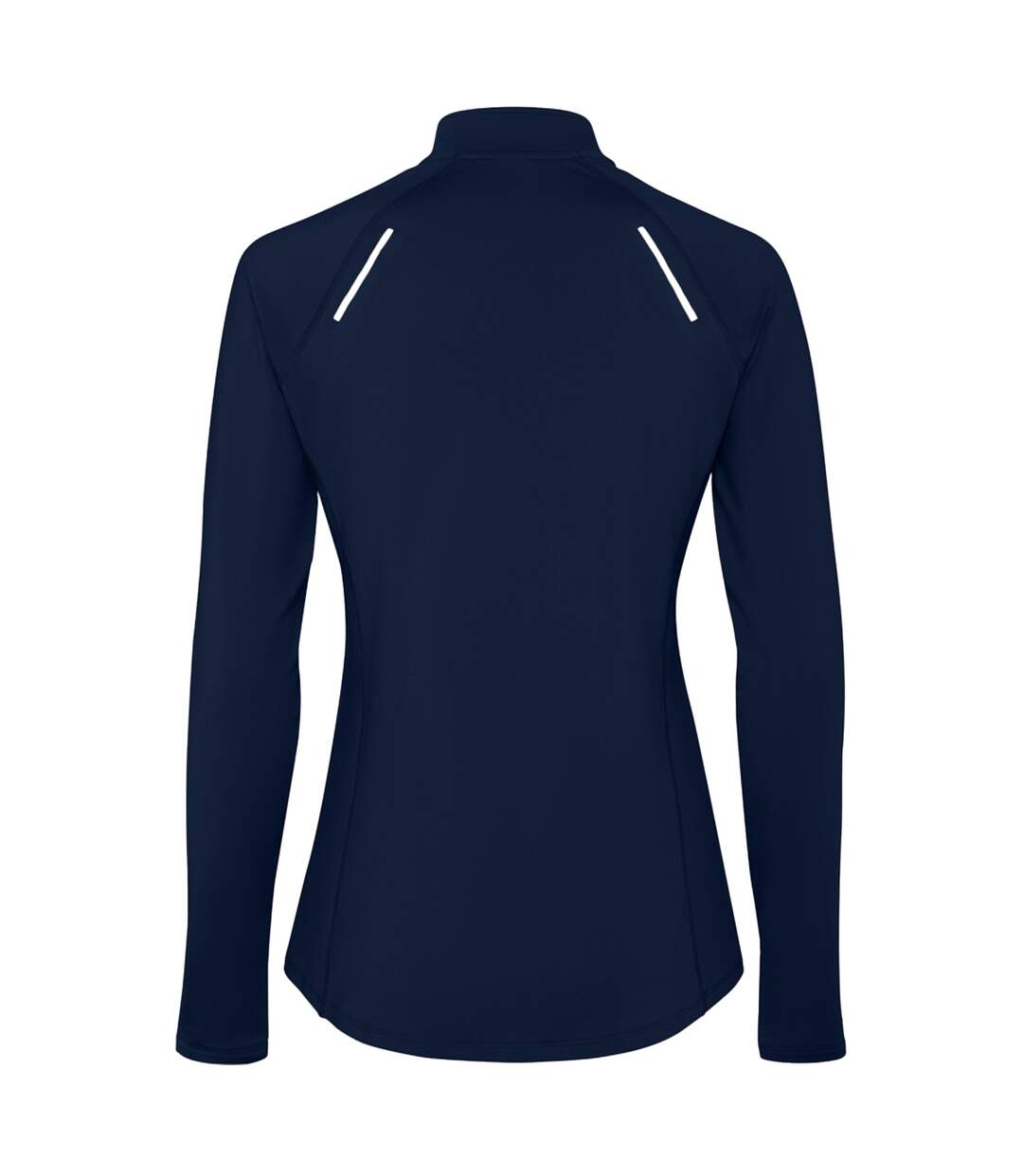 Womens/ladies estambul quarter zip long-sleeved sweatshirt navy blue Roly-2