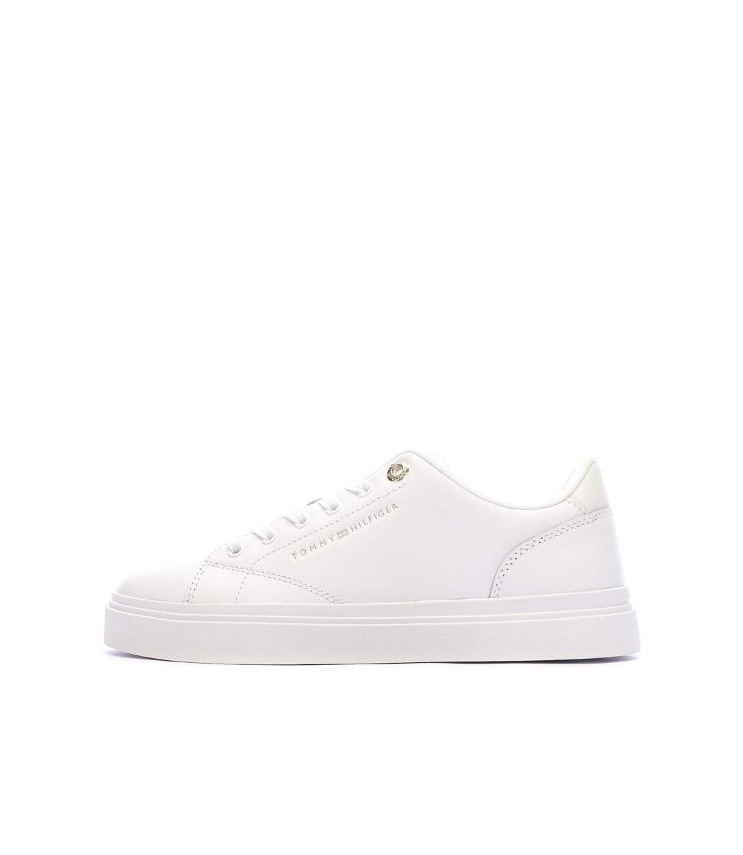 Baskets blanche femme tommy hilfiger cupsole-1
