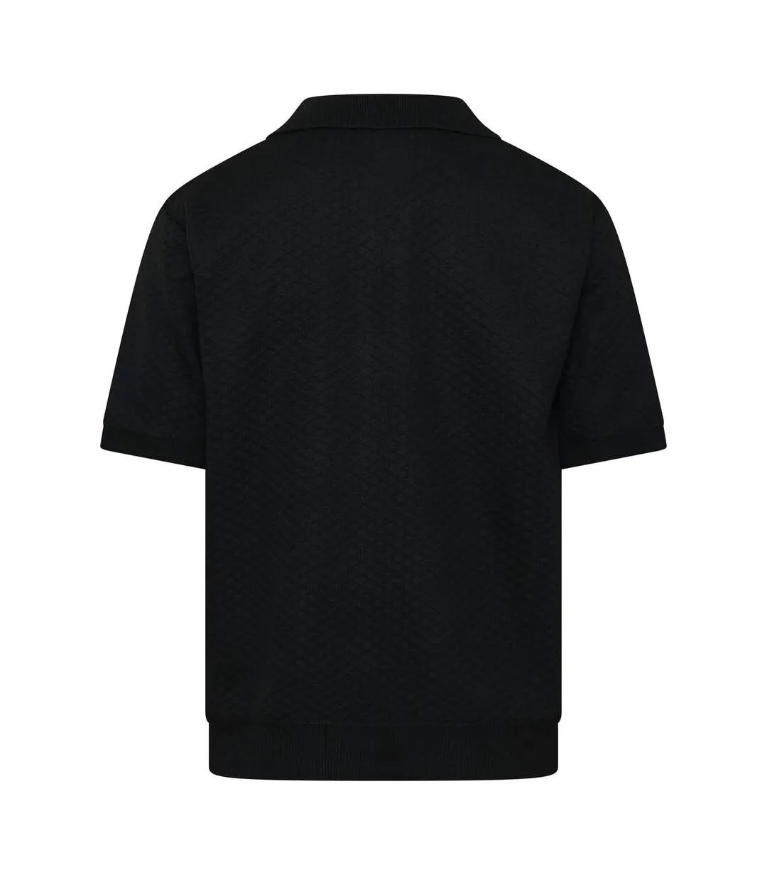 Mens Morwin Polo Shirt Black Duck And Cover-3