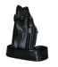 Sacoche bandoulière en cuir noir pour homme - Style décontracté avec poches pratiques-3