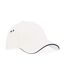 Casquette 5 panneaux adulte - B15C - blanc et bleu marine-1