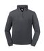 Russell Mens Authentic Quarter Zip Sweatshirt (Convoy Gray) - UTBC4655-1