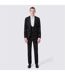 Mens Fleet Floral Skinny Trousers Floral Charcoal Twisted Tailor-3