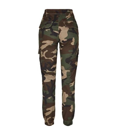 Pantalon À Poches Femme Marron Beige Urban Classics