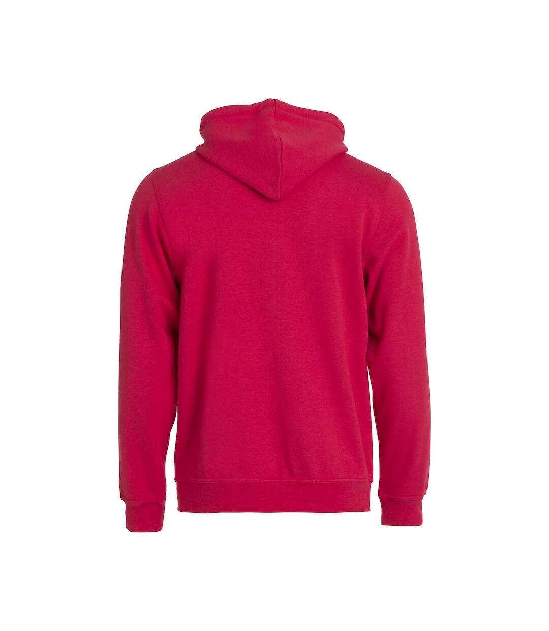 Veste à capuche basic homme rouge Clique-2