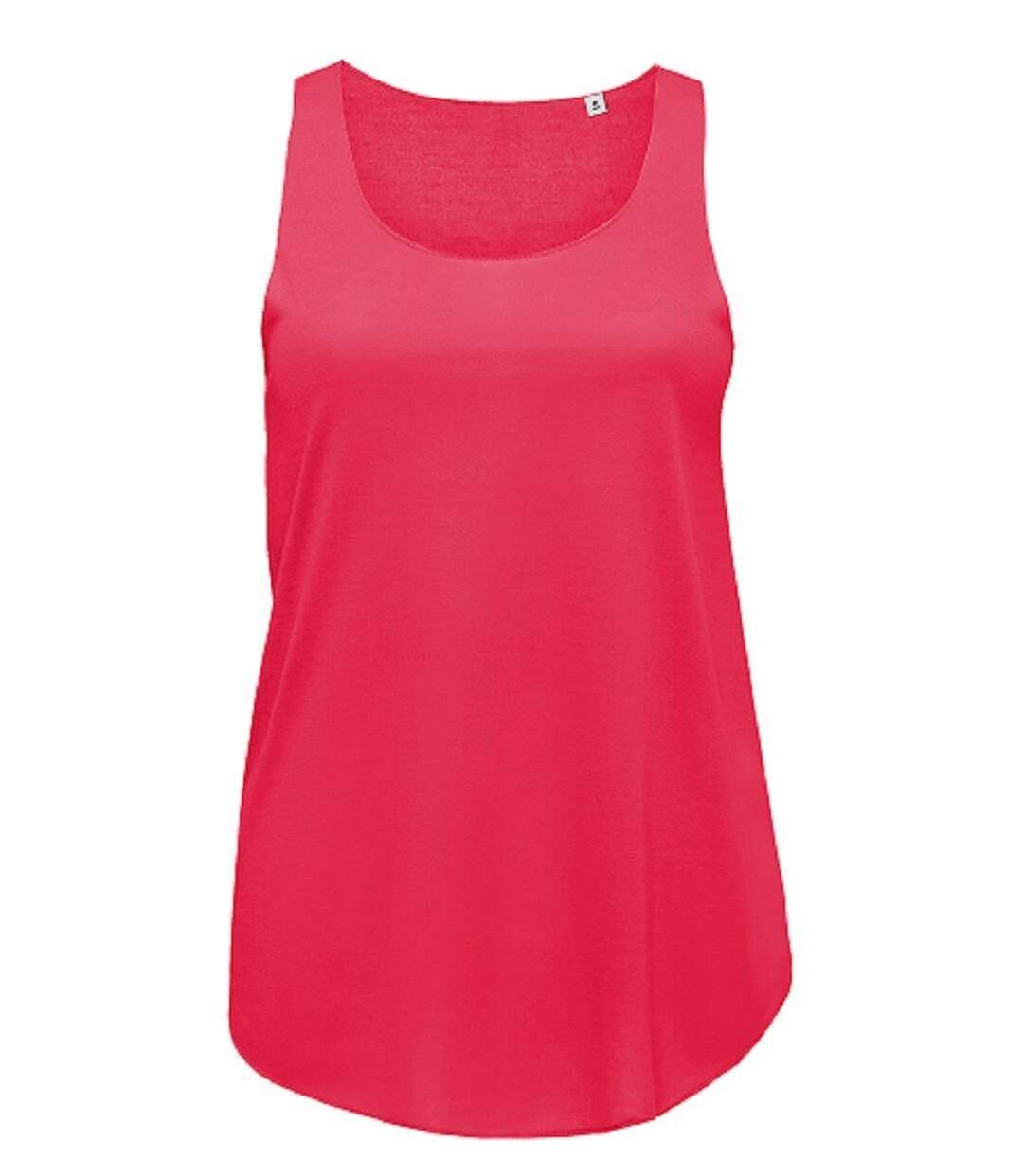 Débardeur léger - Femme - 02944 - rose corail fluo-1