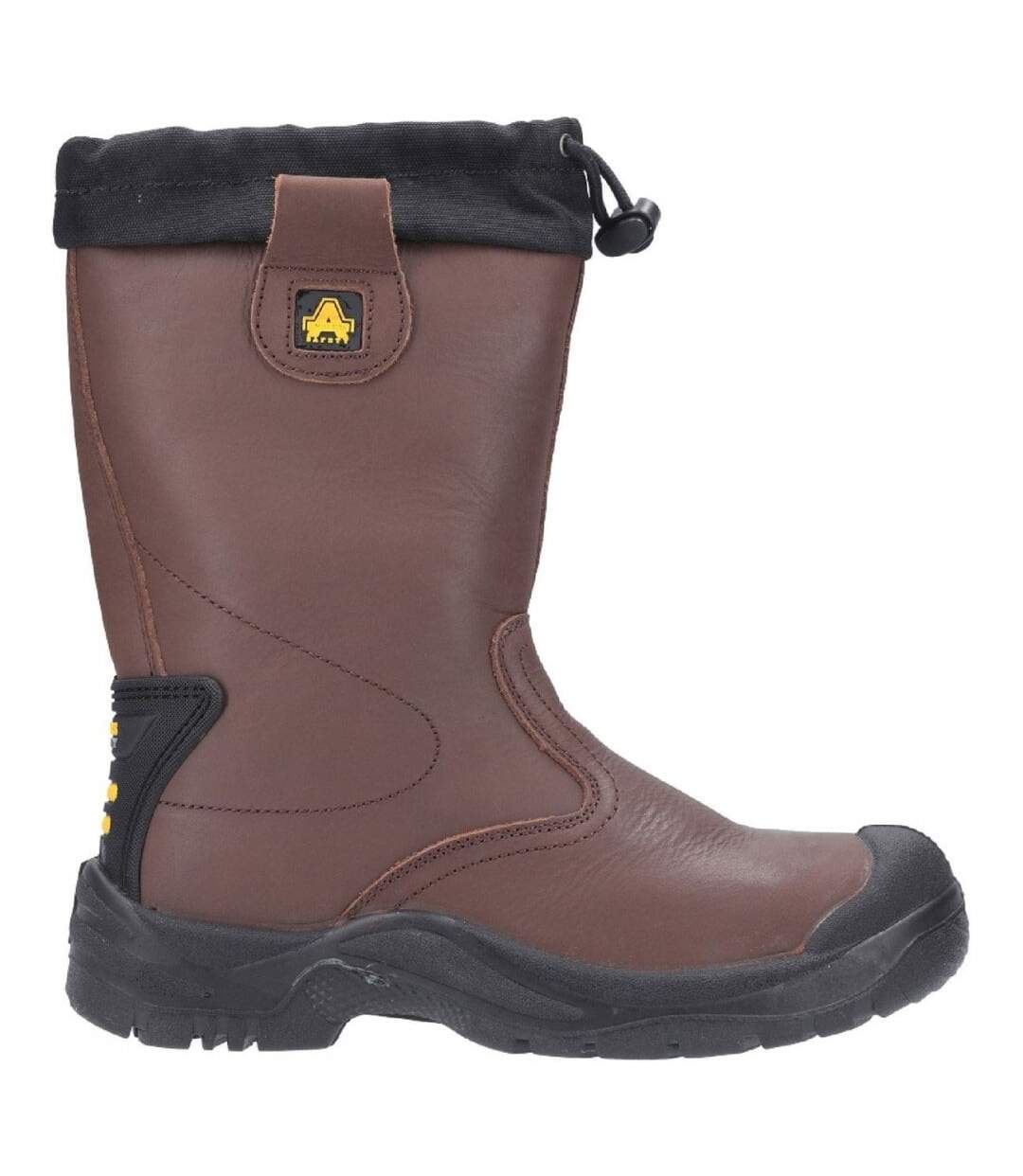 Mens Fs245 Antistatic Leather Safety Rigger Boot Brown Amblers-3