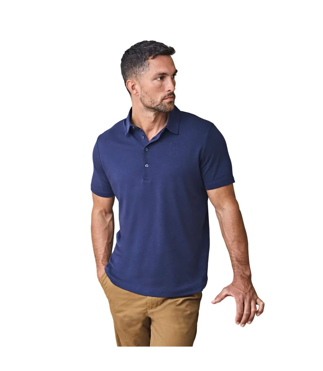 Polo Homme Bleu Marine Tee Jays-1